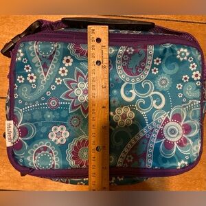 Fit & Fresh Lunch Tote Paisley Print With Zippered And Sturdy Handle